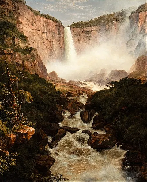 Tequendama Falls, Near Bogota, New Granada