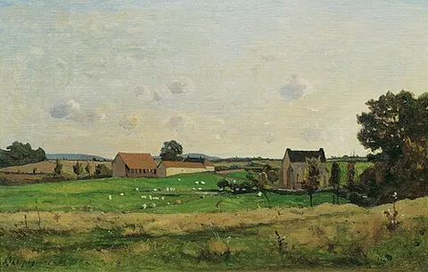 Das Landgut von Saulce (Dept. Gonne)