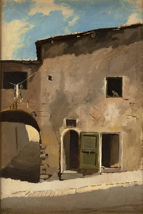 A building, probably in Italy