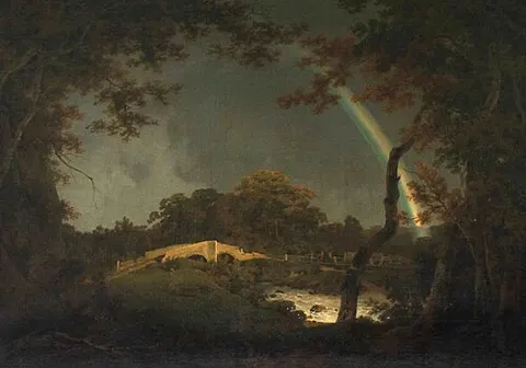 Landscape with Rainbow