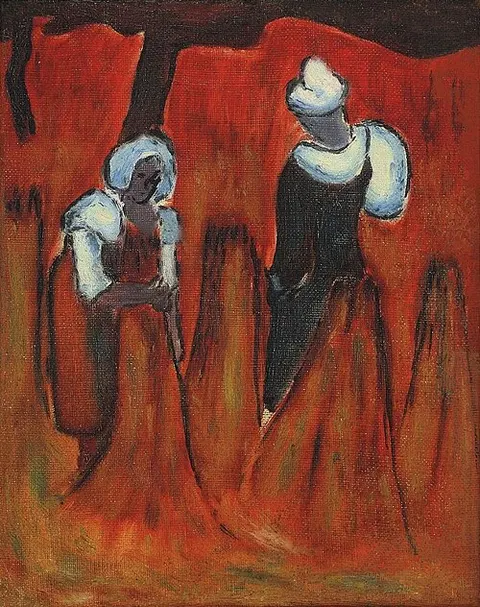 Study for The Buckwheat Harvesters