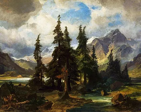 Norwegian landscape.