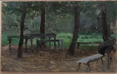 Biergarten (in München?)