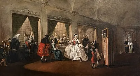 The Parlor of the Nuns at San Zaccaria