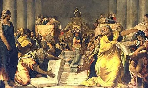 Paintings by Jacopo Tintoretto in the Museo del Duomo