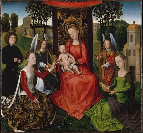 Virgen con el Niño con las santas Catalina y Bárbara