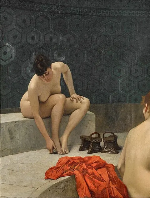 In the hammam