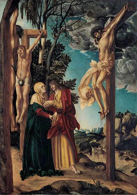 Crucifixión (Lucas Cranach, 1503)