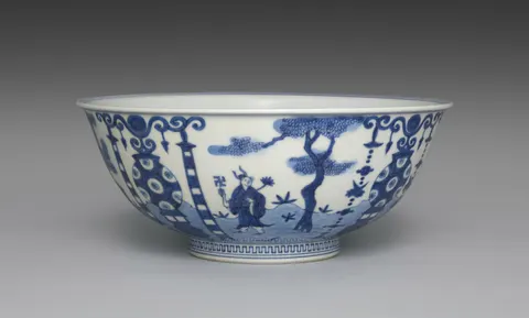 Bowl from Nesting Bowls with Daoist Immortals