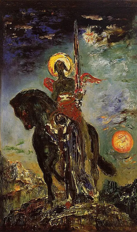 La Parca y el Ángel de la Muerte
