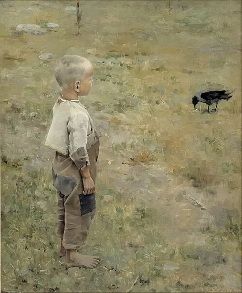 Boy with a Crow